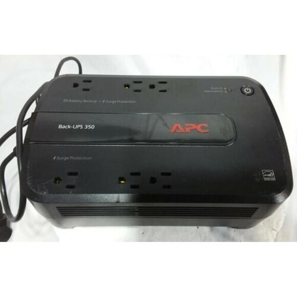APC Back-UPS ES 350 (BE350G) Battery Backup Surge Protector - WITH  BATTERY - Picture 1 of 4